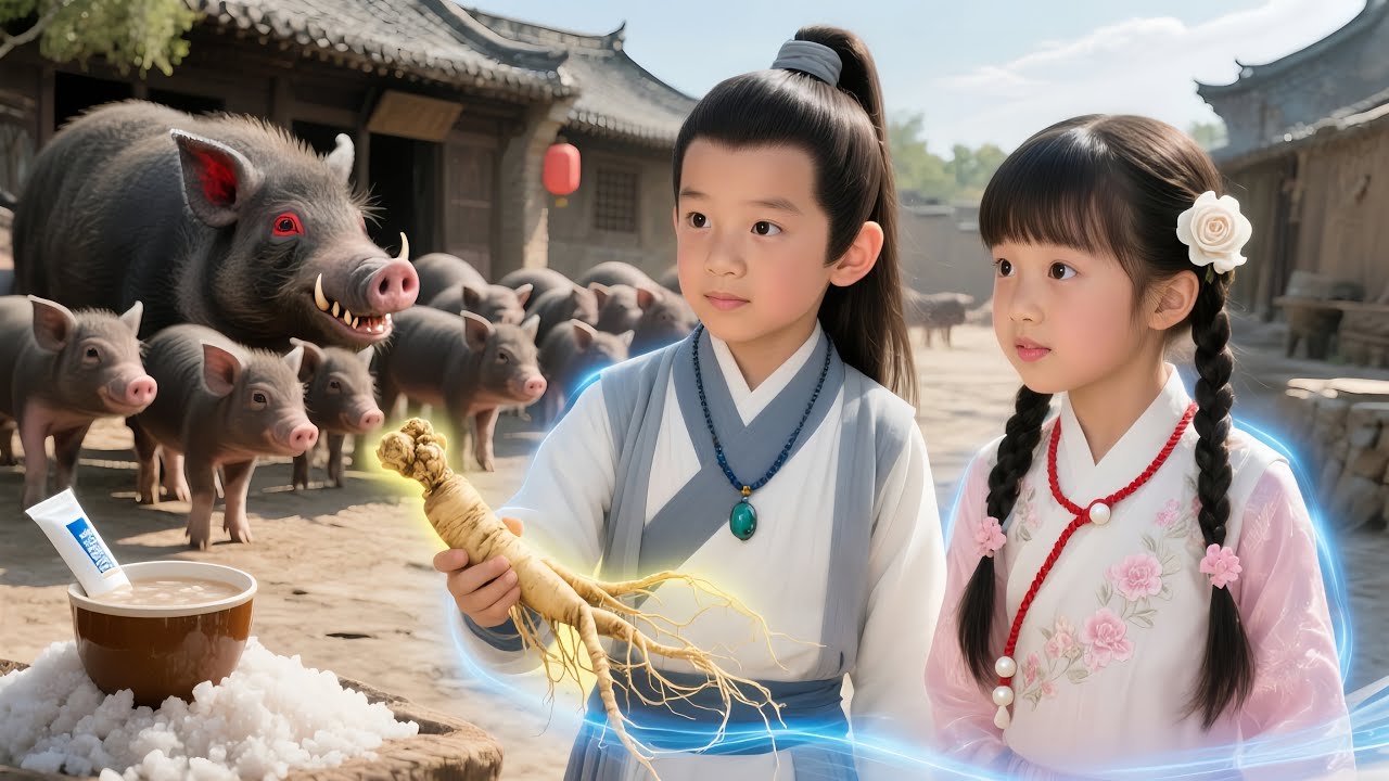 Bé trai xuyên không thuần hóa Lợn rừng, bán muối dạo bất ngờ được Công chúa đòi cưới làm chồng