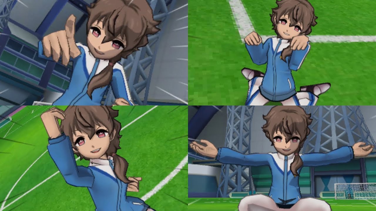 [Inazuma Eleven GO Galaxy] Я пытался заставить Синнамон выполнять 30 разных действий [Inazuma Ele...