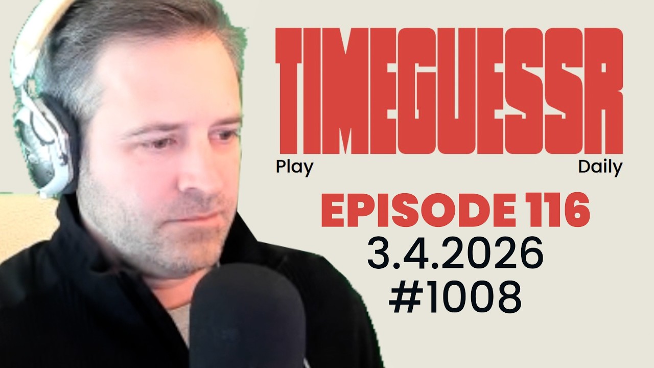 Are your dates better than mine? | TimeGuessr Daily | #1008 | 3.4.2026 | EP116