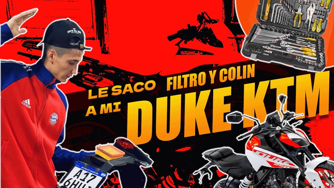 CHAU COLIN Y FILTRO  A LA DUKE 200 🤯