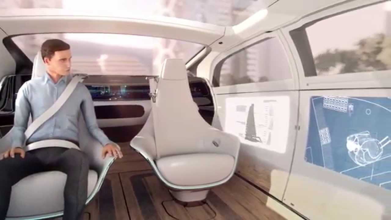 Mercedes-Benz F 015 concept in the city of 2030