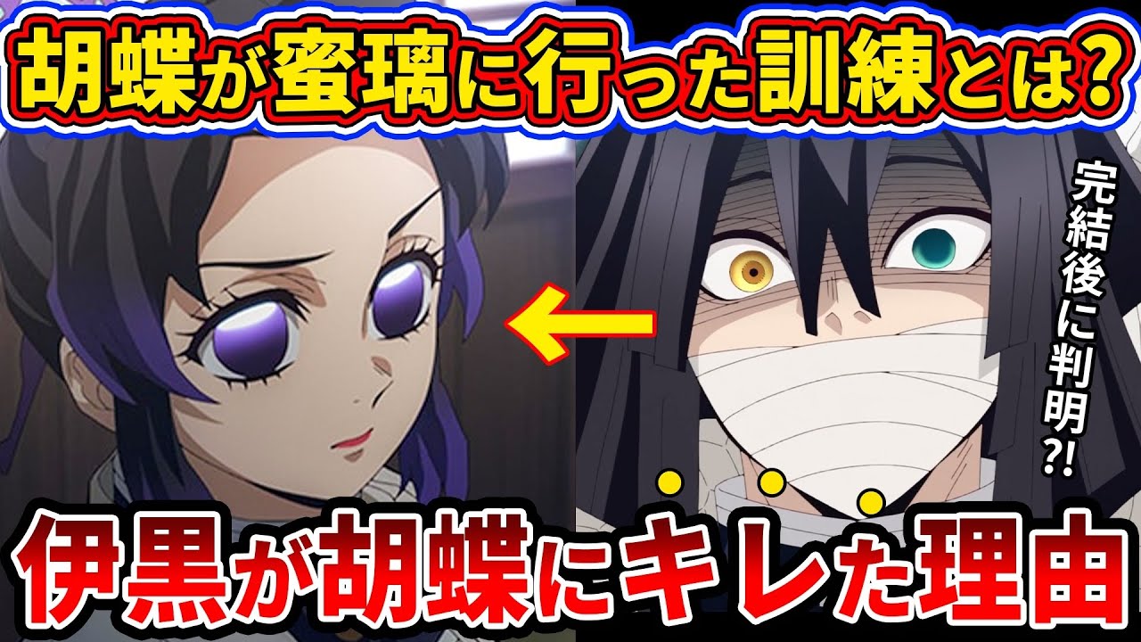 【鬼滅の刃】知れば全部繋がる胡蝶しのぶと甘露寺蜜璃の秘密の訓練&伊黒小芭内がしのぶにキレた理由【ゆっくり解説】