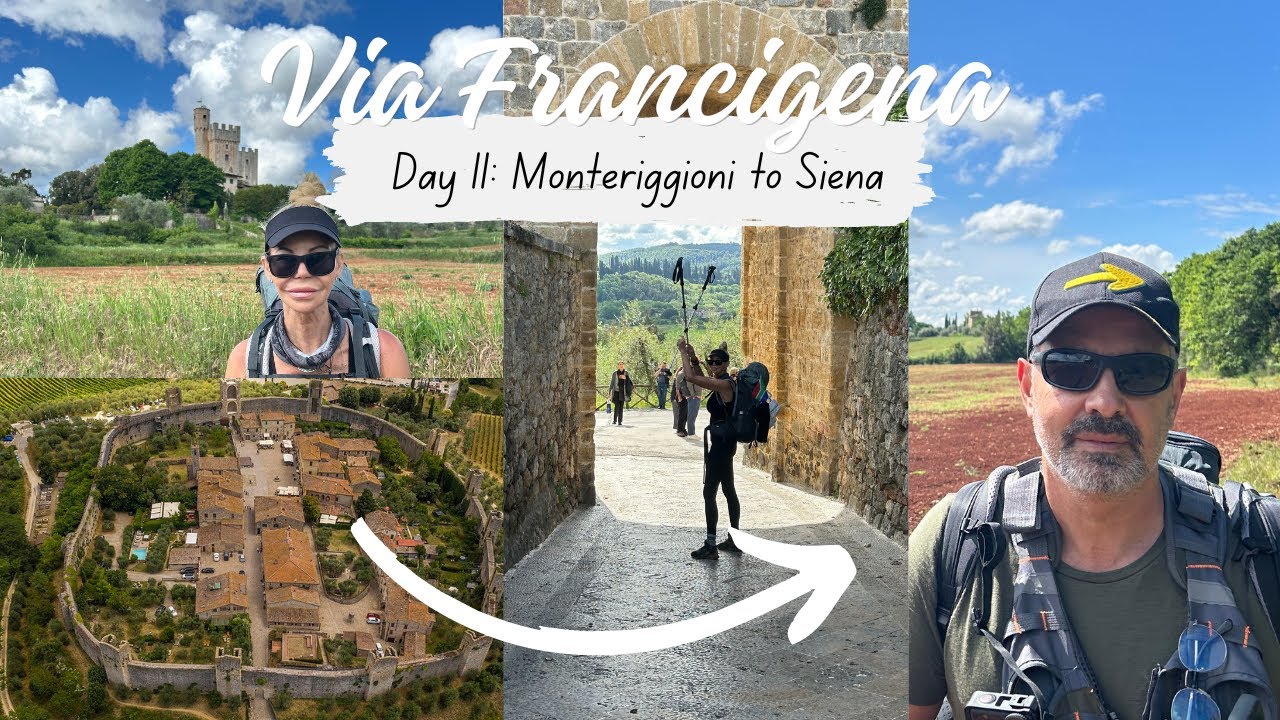 Exploring Ancient Paths: Monteriggioni To Siena On Italy's Via Francigena In 4K | Hike the Camino