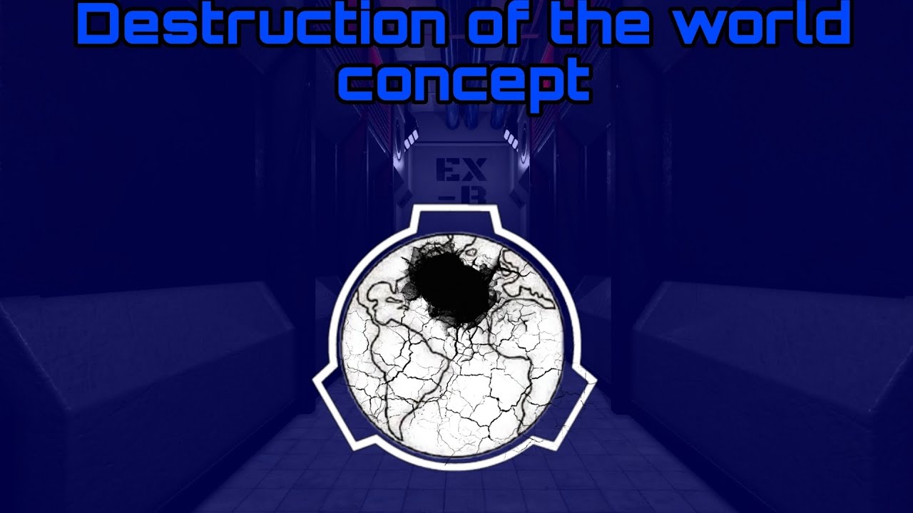 Destruction of the world | Joke Concept