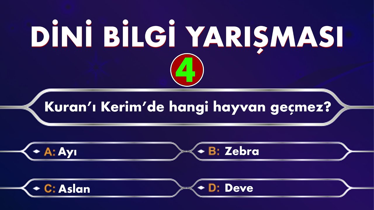 Din Bilgisi Soruları ve Cevapları - 4 | Dini Sık&ccedil;a Sorulan Sorular | Hepsini Bilebilirsin?