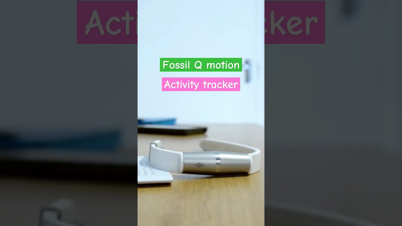 Old school Fossil Q Motion Activity Tracker Look 
