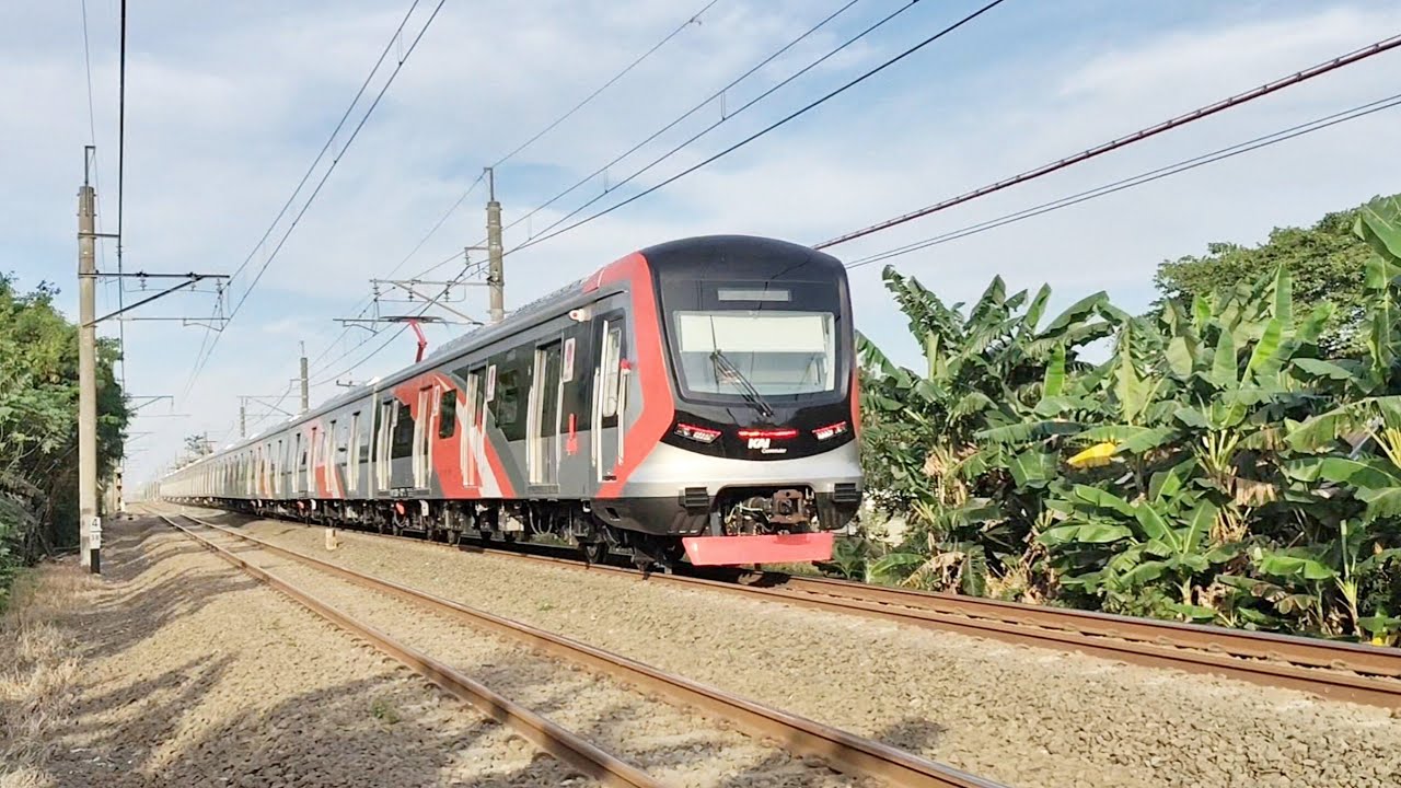 KRL BLUE LINE ‼️ KOMPILASI KRL COMMUTER LINE SPESIAL HUT RI KE 80 