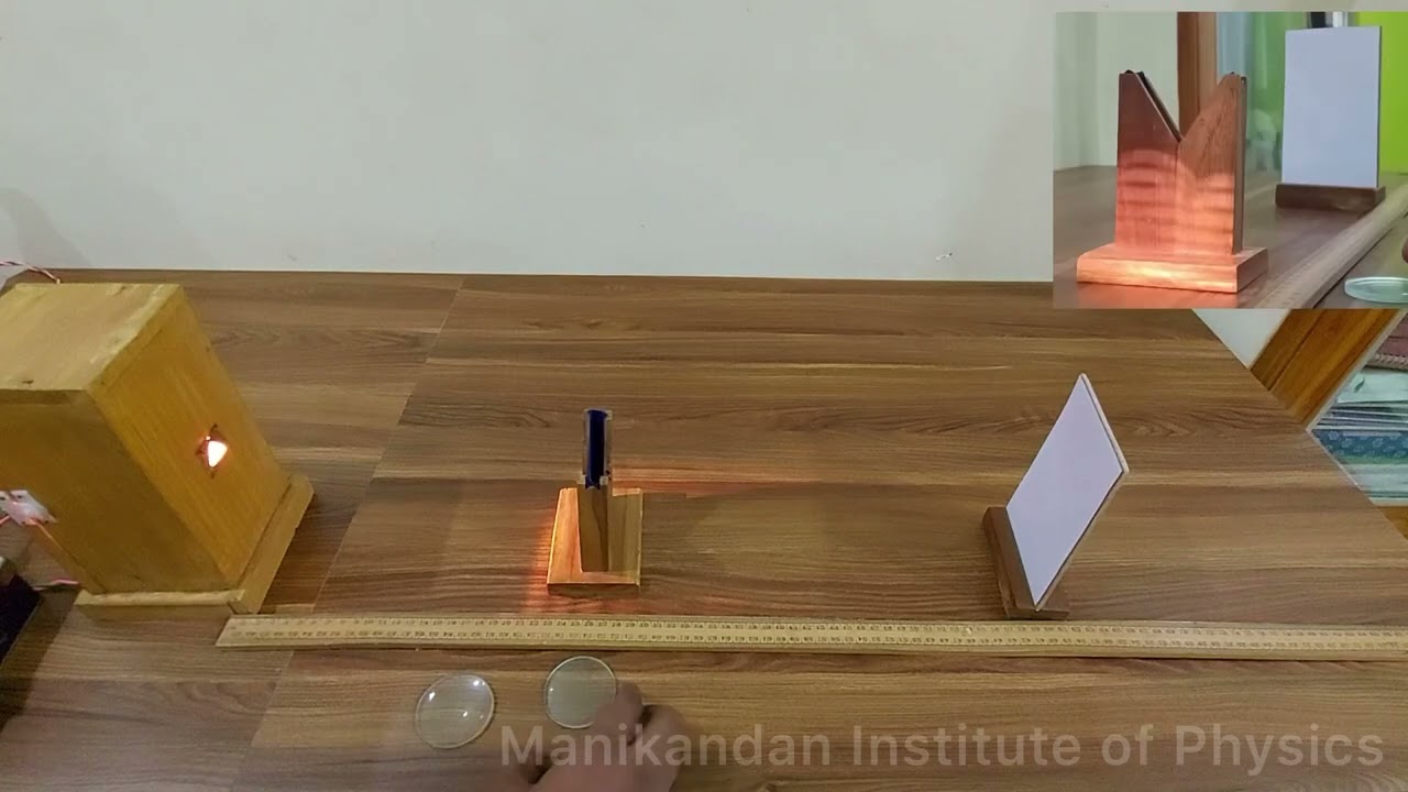 CONCAVE LENS - Determination of Focal length by combination of Convex and Concave lens