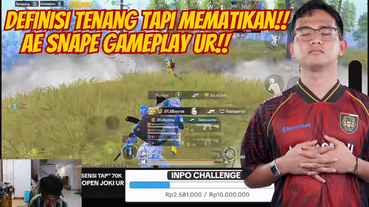 AE Snape Tunjukkan Cara Bermain Efisien Tanpa Panik di Rank UR 🥶😱