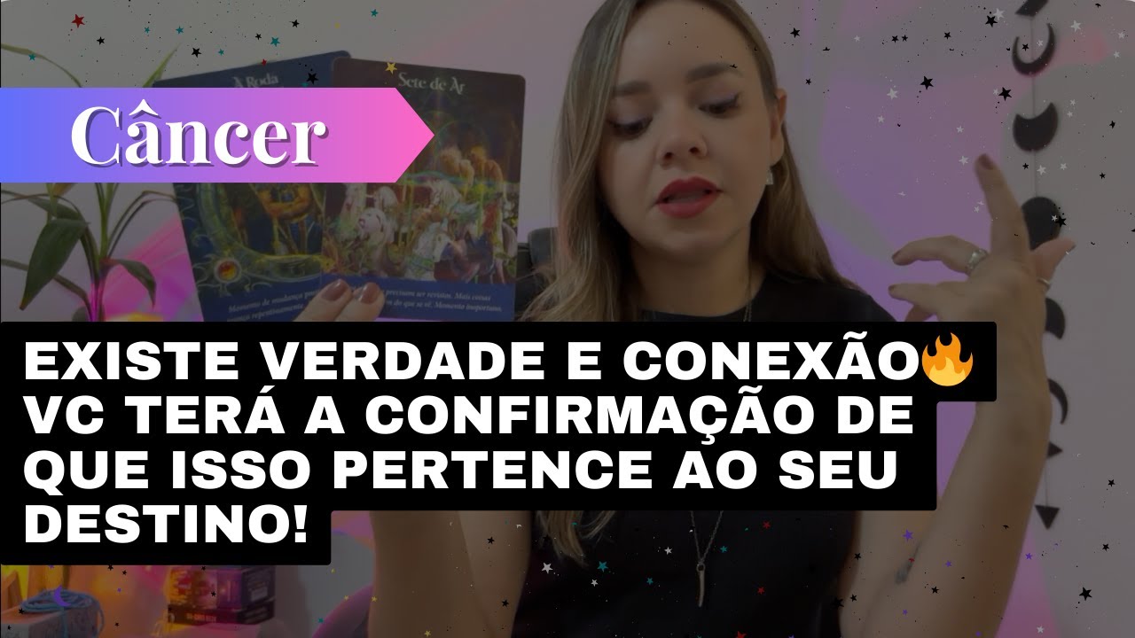 CÂNCER✨FEVEREIRO✨EXISTE VERDADE E CONEXÃO🔥VC TERÁ A CONFIRMAÇÃO DE QUE ISSO PERTENCE AO SEU DESTINO!