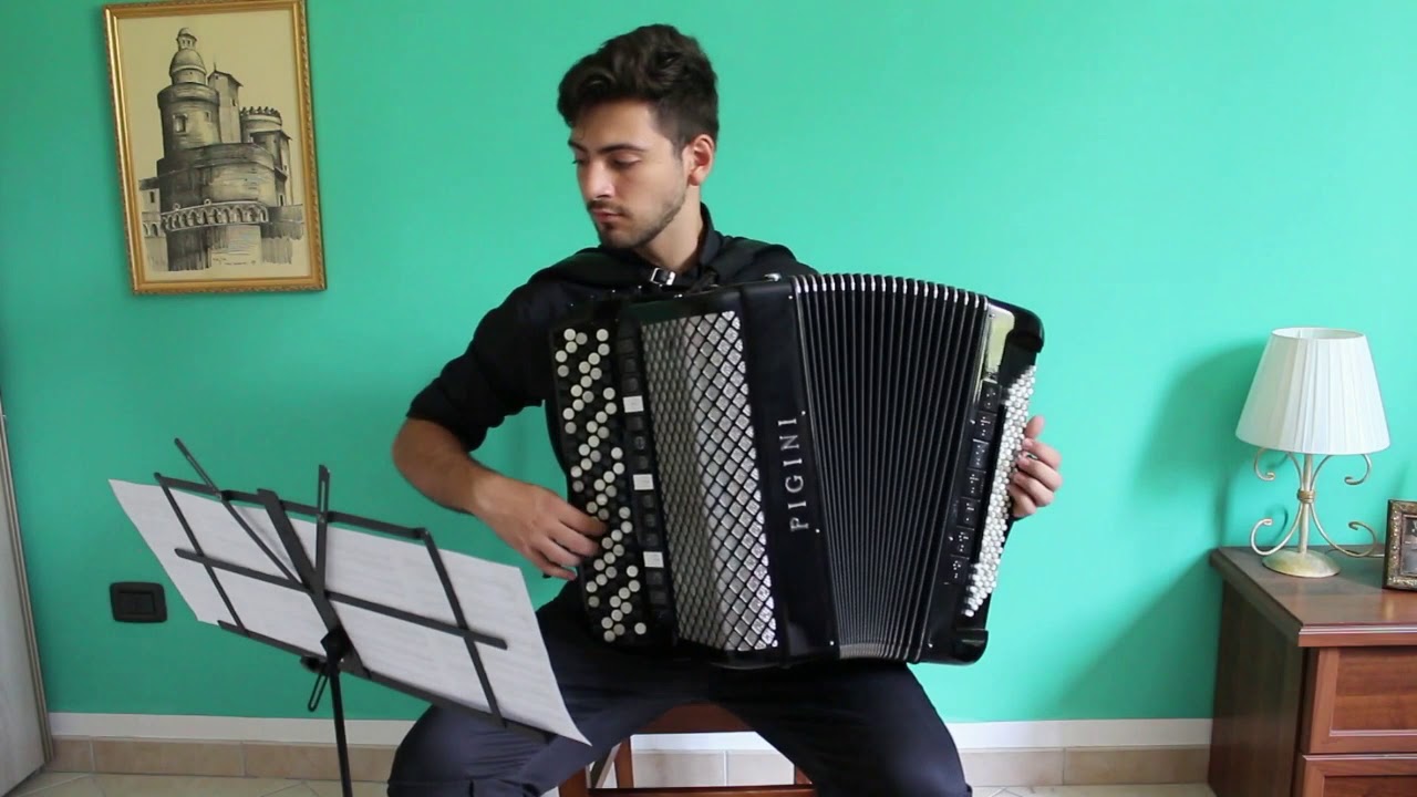“Sonata in mi bemolle magg.”,K 475 di D.SCARLATTI(1685 - 1757)-Damiano DI TULLIO, fisarmonica(bayan)
