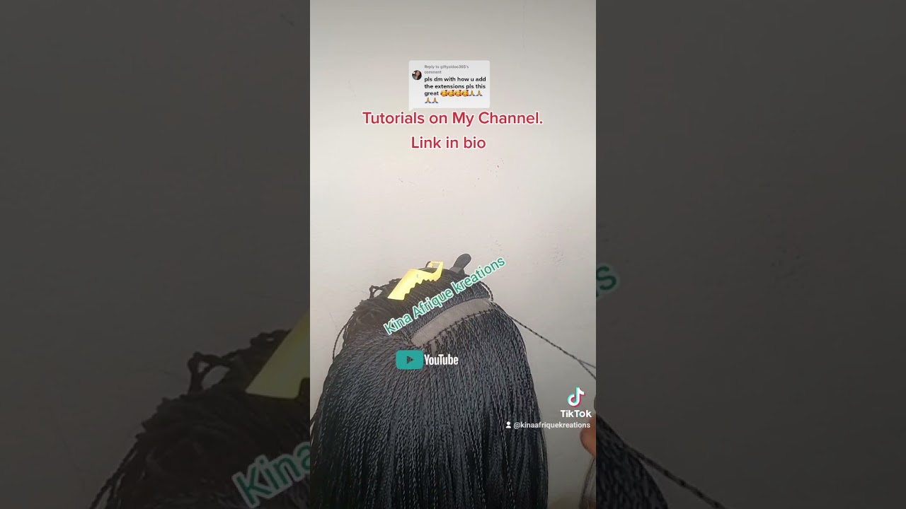 Micro braids wig/crochet braids tutorials 