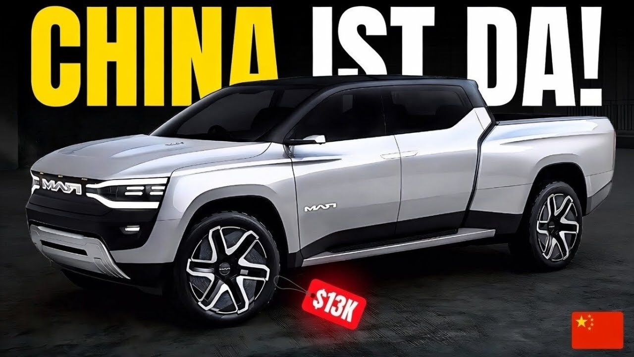 TOP 5 GÜNSTIGSTE Chinesische PICKUPS 2026 die ALLES Verändern