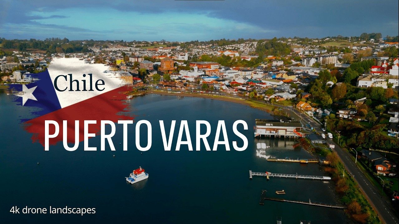 Puerto Varas desde un dron (4K cinematic footage, 2024)