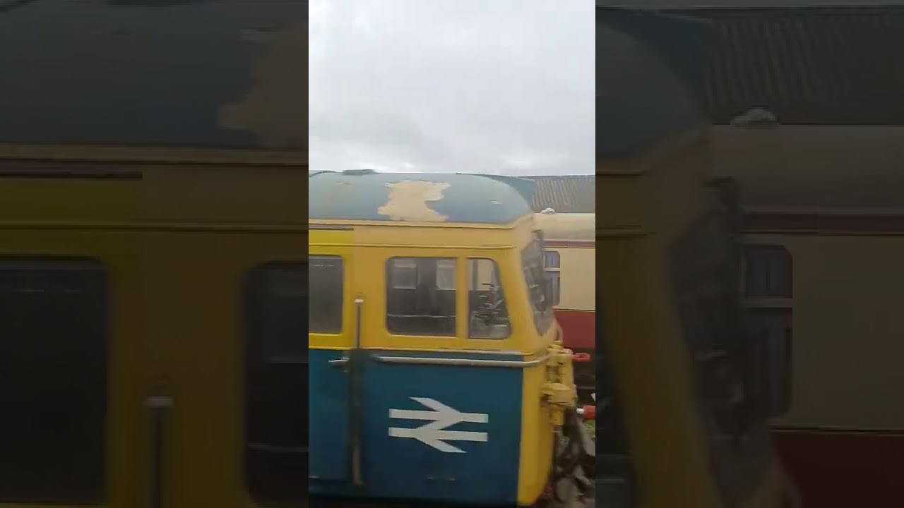 Aboard 34028 'Eddystone' passing locos in Swanage Sidings (25/10/22) #shorts