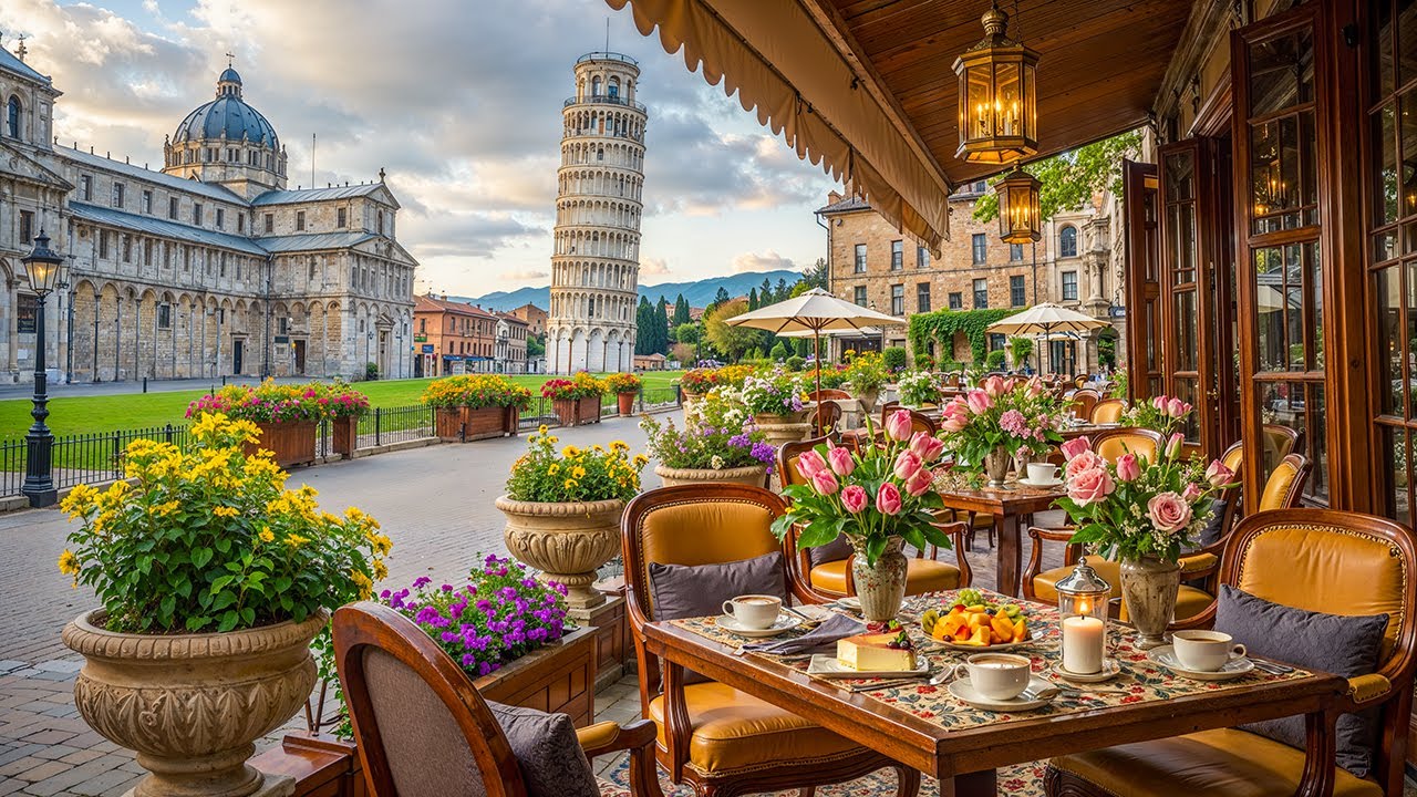 Morning Jazz at a Pisa Caf&eacute; ☕  Elegant Bossa Nova & Smooth Jazz Music for a Peaceful Start