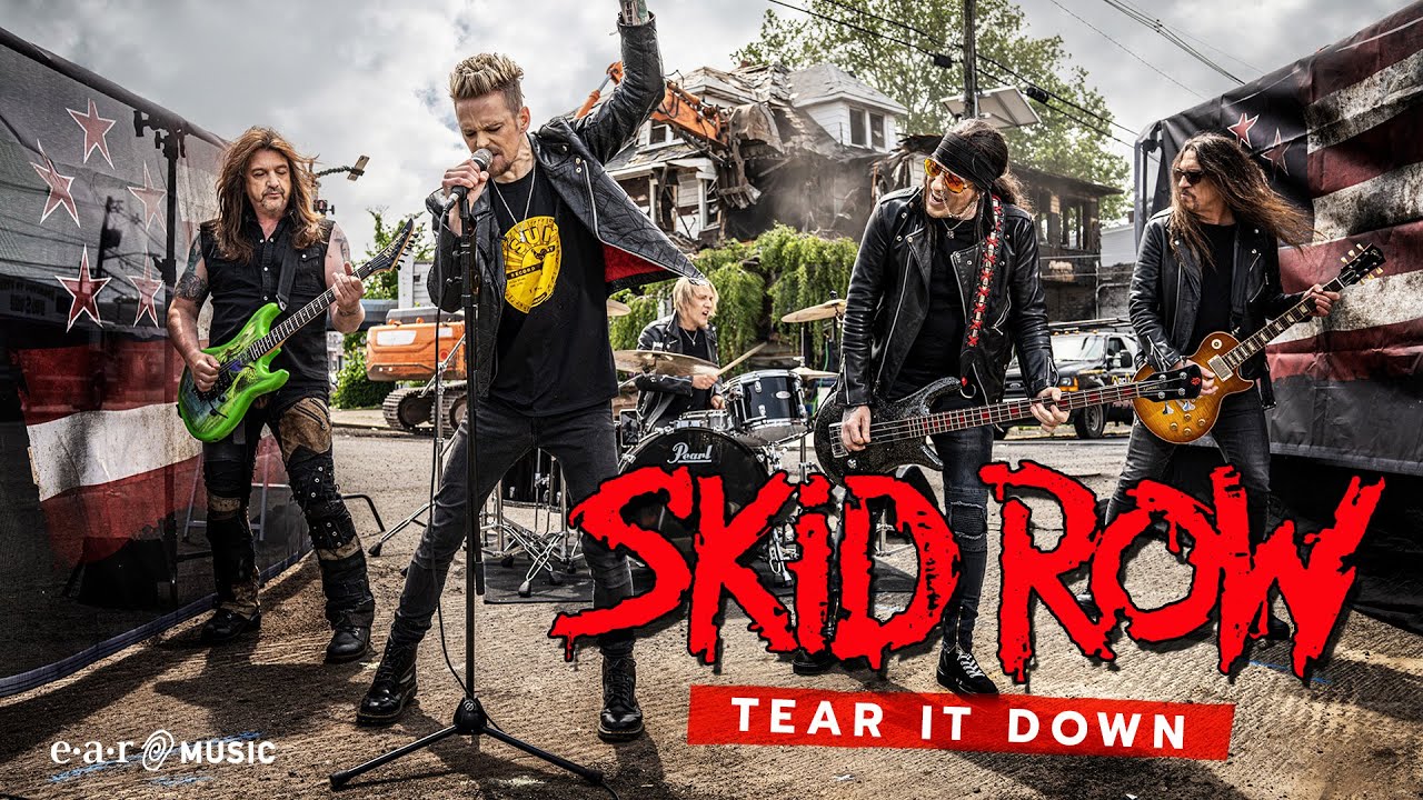 SKID ROW 'Tear It Down' - Official Video - From The New Album 'The Gang's All Here'