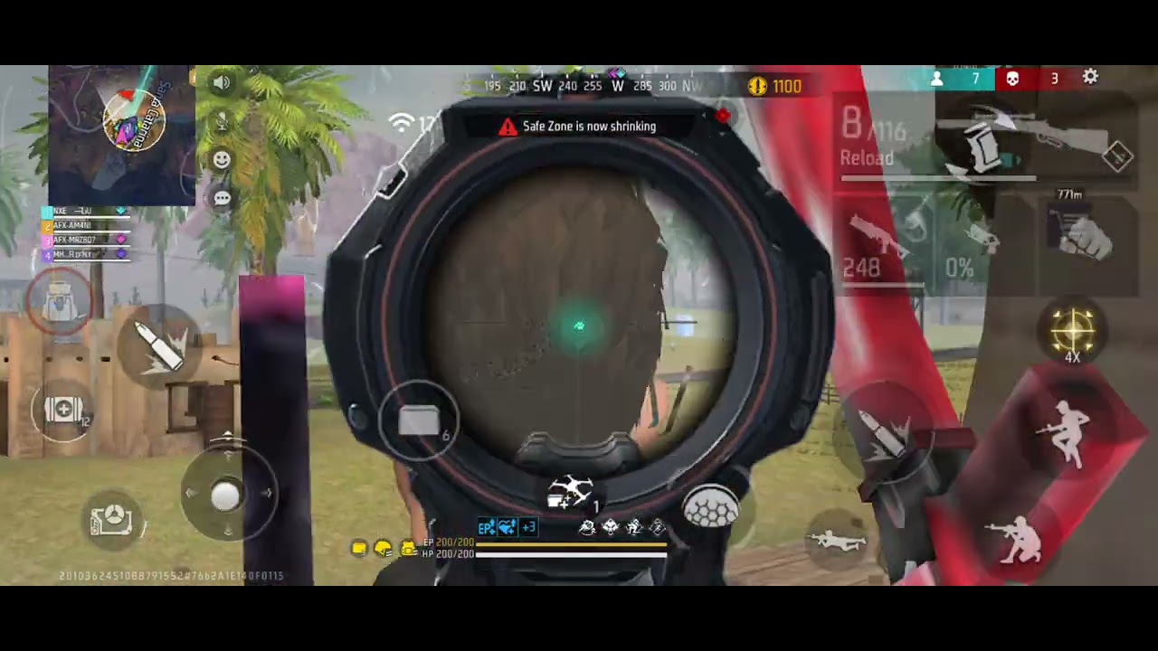 Free Fire Tournament Highlights 😎💣💥😎(TEAM NXE) 