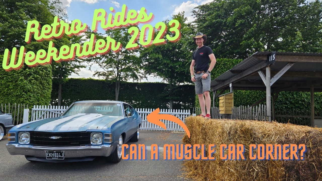 Retro Rides Weekender 2023 - Muscle car does the super sprint