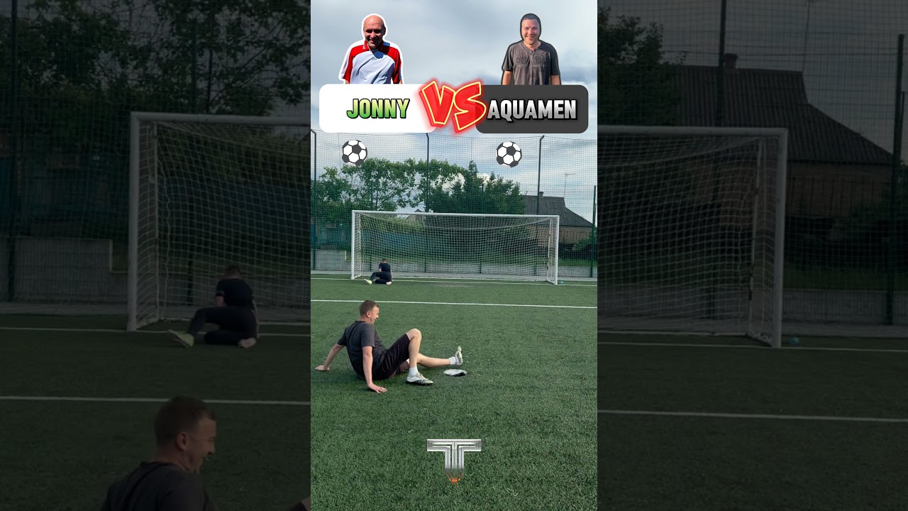 #penalty #battle #jonny ⚪ #vs #aquamen ⚫ #football #shots #challenge #fct #funny #shorts