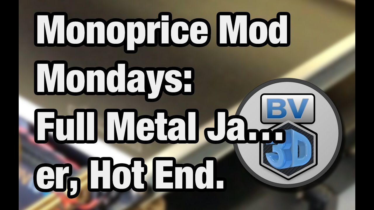 Full Metal Ja&hellip; er, Hot End (Micro Swiss on Monoprice Maker Select Plus)