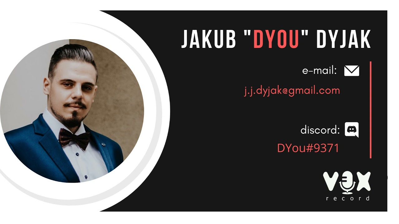 Demo dubbingowe - Jakub "DYou" Dyjak