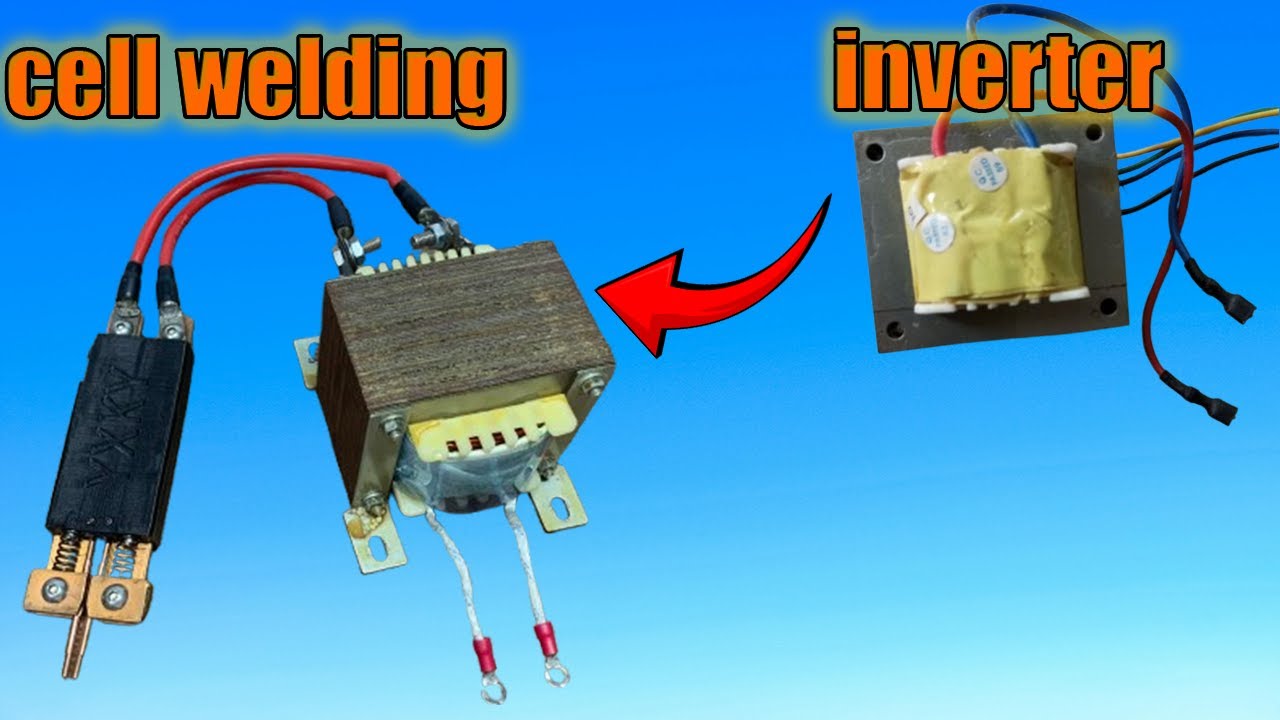 Chế máy hàn cell pin sử dụng biến áp kích điện | TÍN ĐTR
