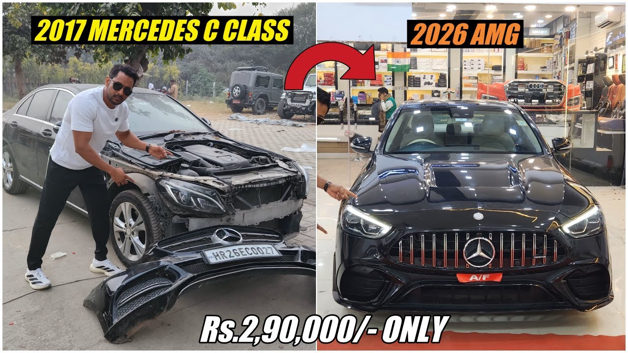 Old to New 😱 2017 Mercedes C-Class Turned Into 2026 AMG | W205 → W206 | 007CarCare
