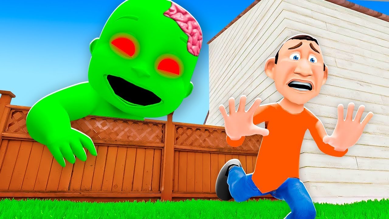 Baby Becomes ZOMBIE to PRANK DADDY!