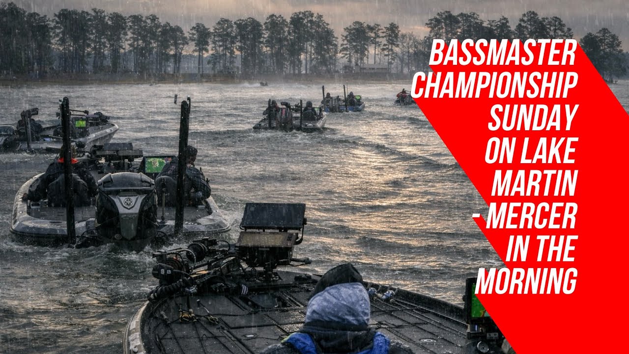 Чемпионат Bassmaster в воскресенье на озере Мартин - Mercer in the Morning