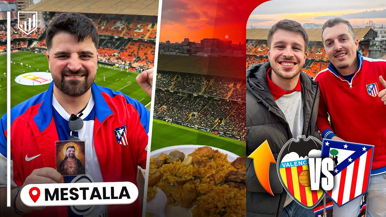 ¡ASÍ VIVIMOS LA GOLEADA EN MESTALLA! | ✈️ ON TOUR #12 VALENCIA 0-3 ATLETI