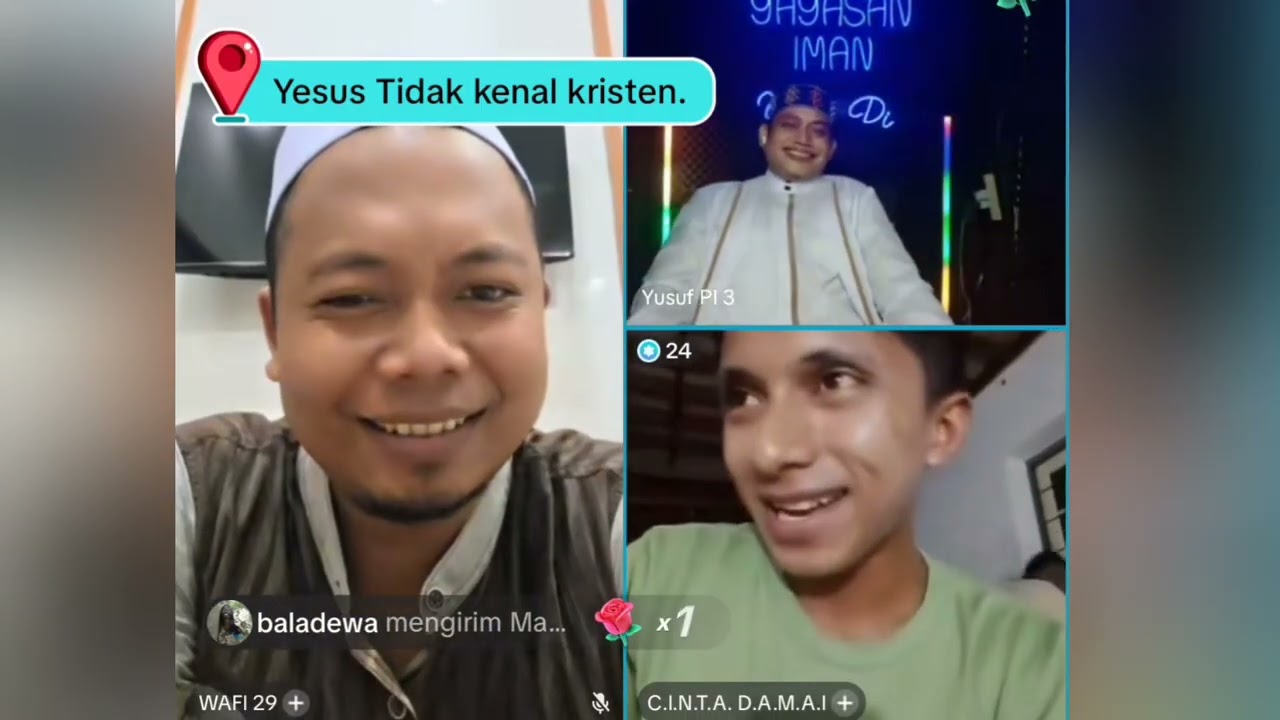 Diskusi bersama Pemuda K*rist*n Yang JUJUR - Ust Wafi dan Ust Yusuf PI