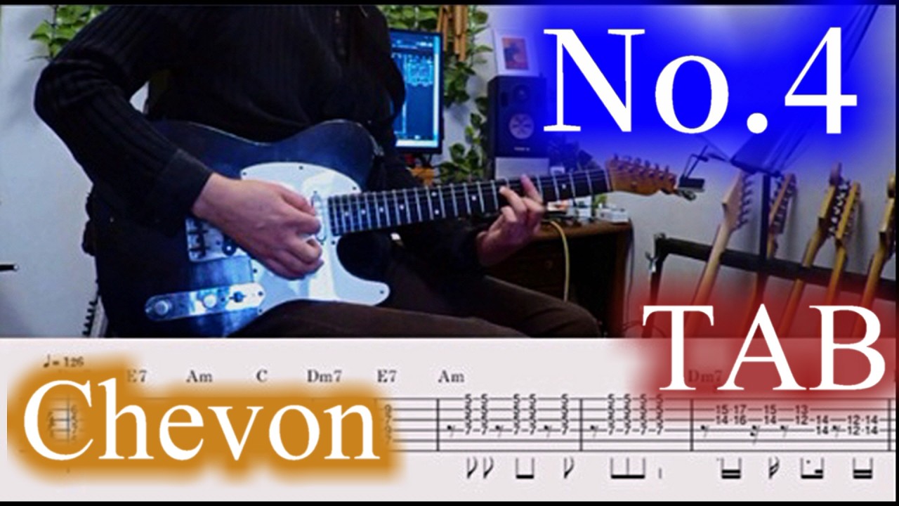【TAB】 No.4 - Chevon / Guitar cover & chords 