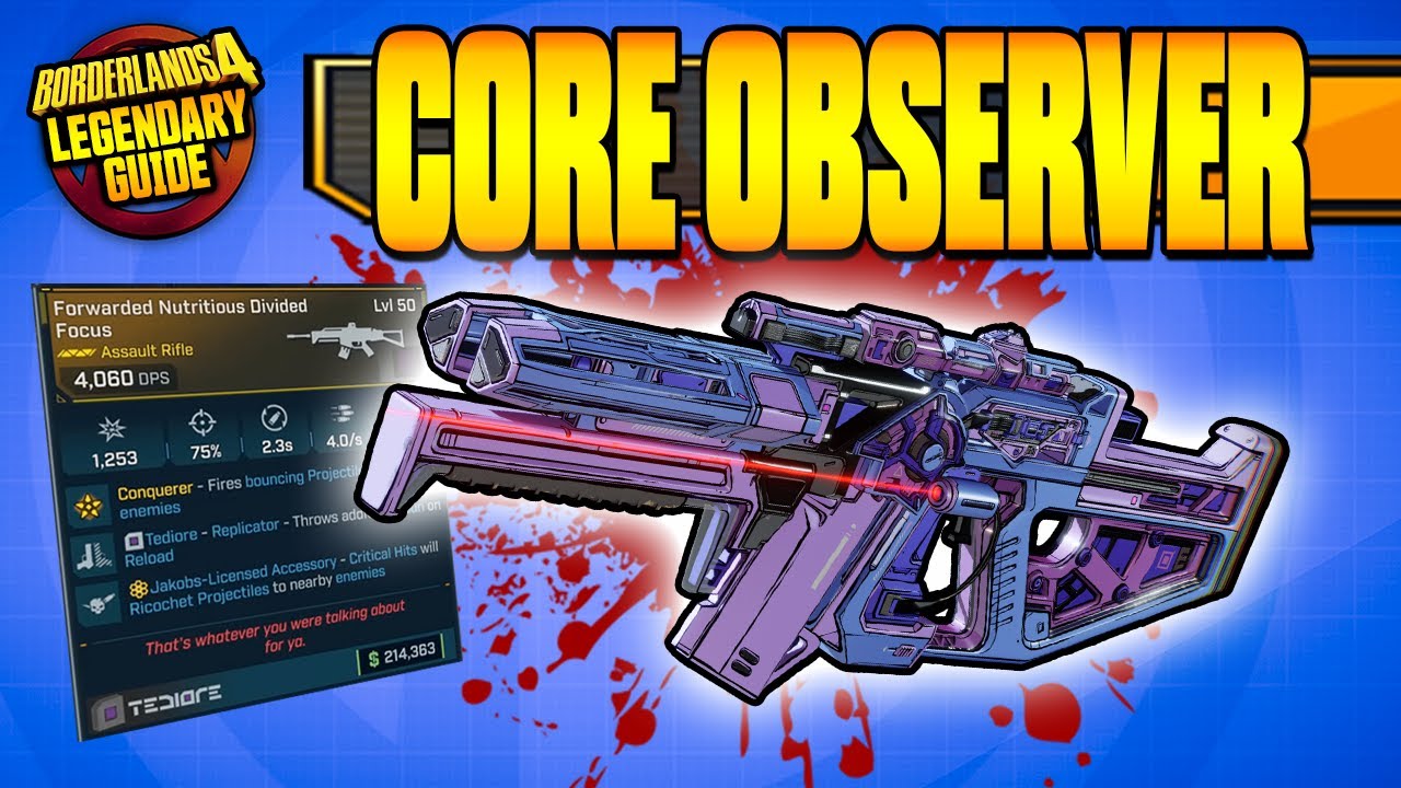 Core Observer Legendary Drop Guide | Borderlands 4