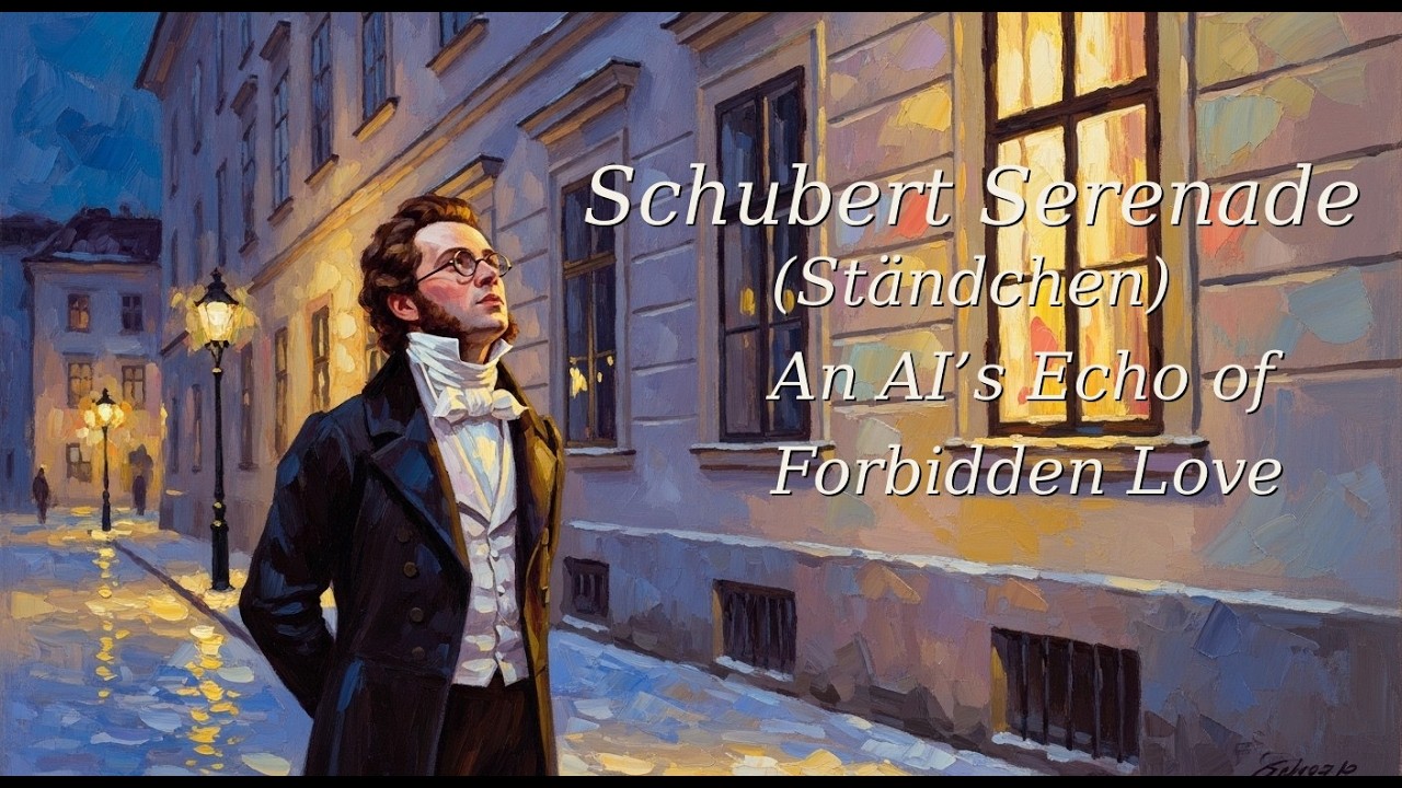 Schubert - Serenade  | An AI’s Echo of Forbidden Love 🥀AI Popera by Oria #Serenade #Schubert