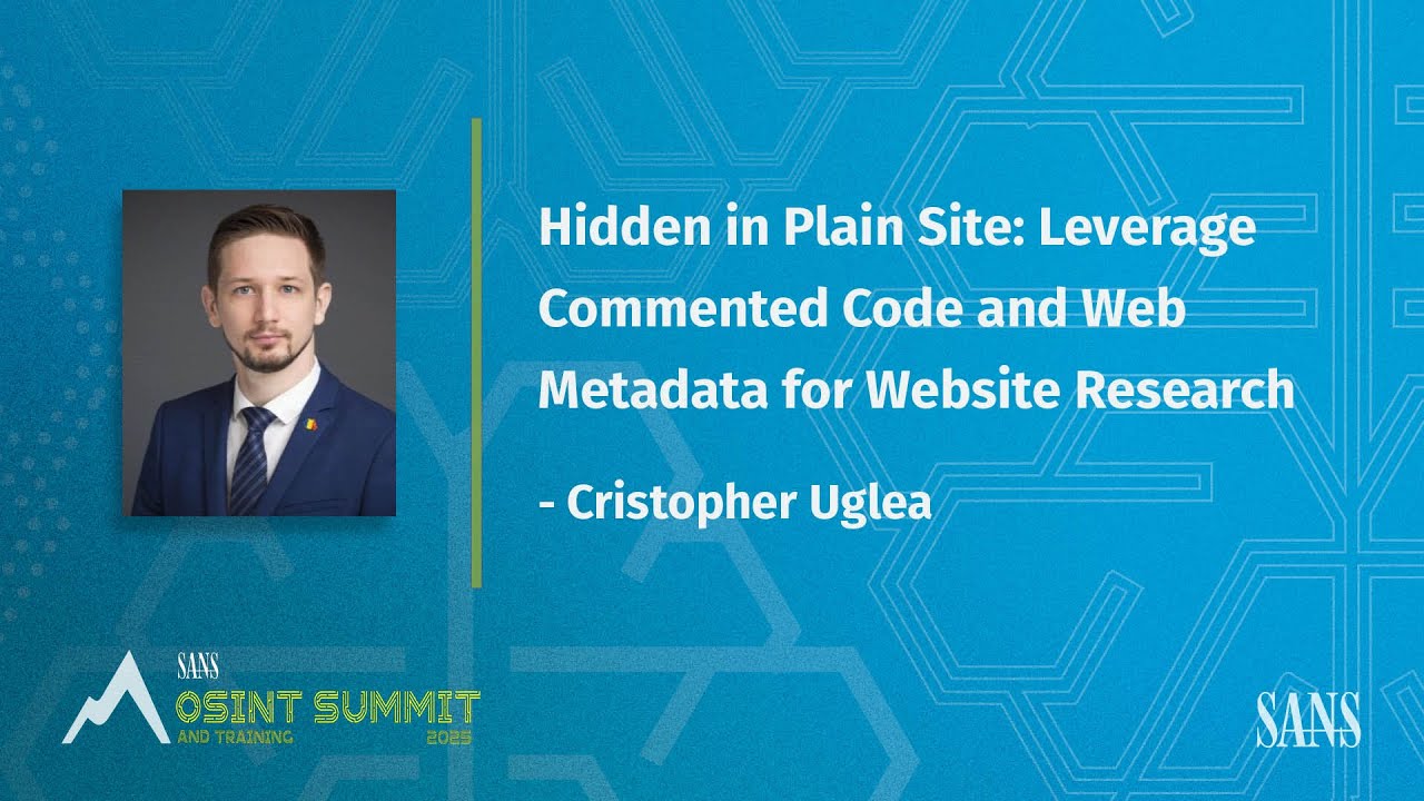 Hidden in Plain Site: Leverage Commented Code and Web Metadata for Website Research