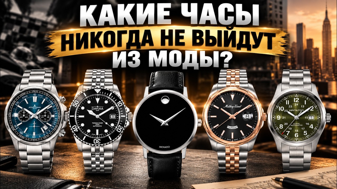 Какие часы никогда не выйдут из моды? AllTime