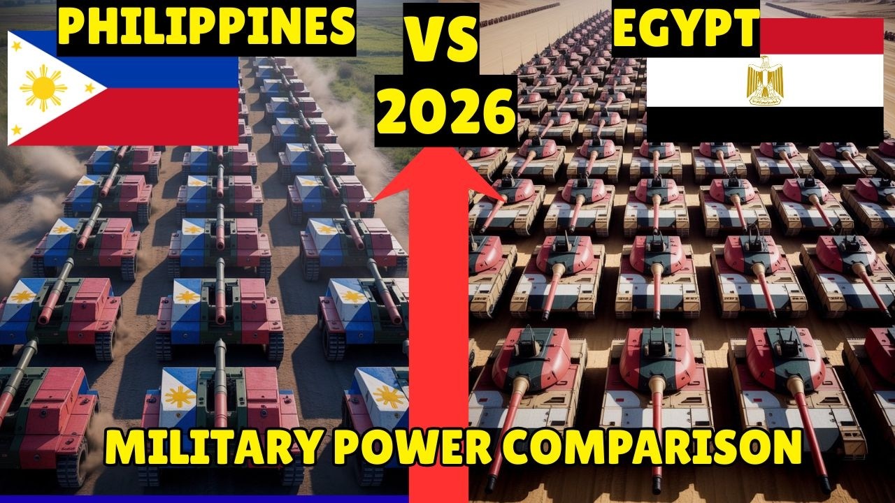 Philippines vs Egypt 2026 latest Military comparison :  Full Army Strength Comparison, Who is best?