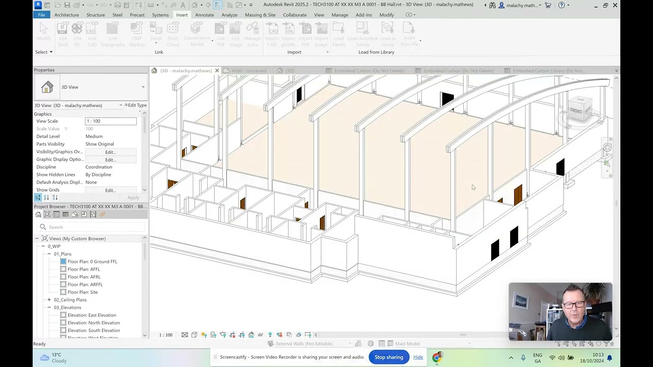 Using the HB Revit Material Library for Embodied Carbon Calculation