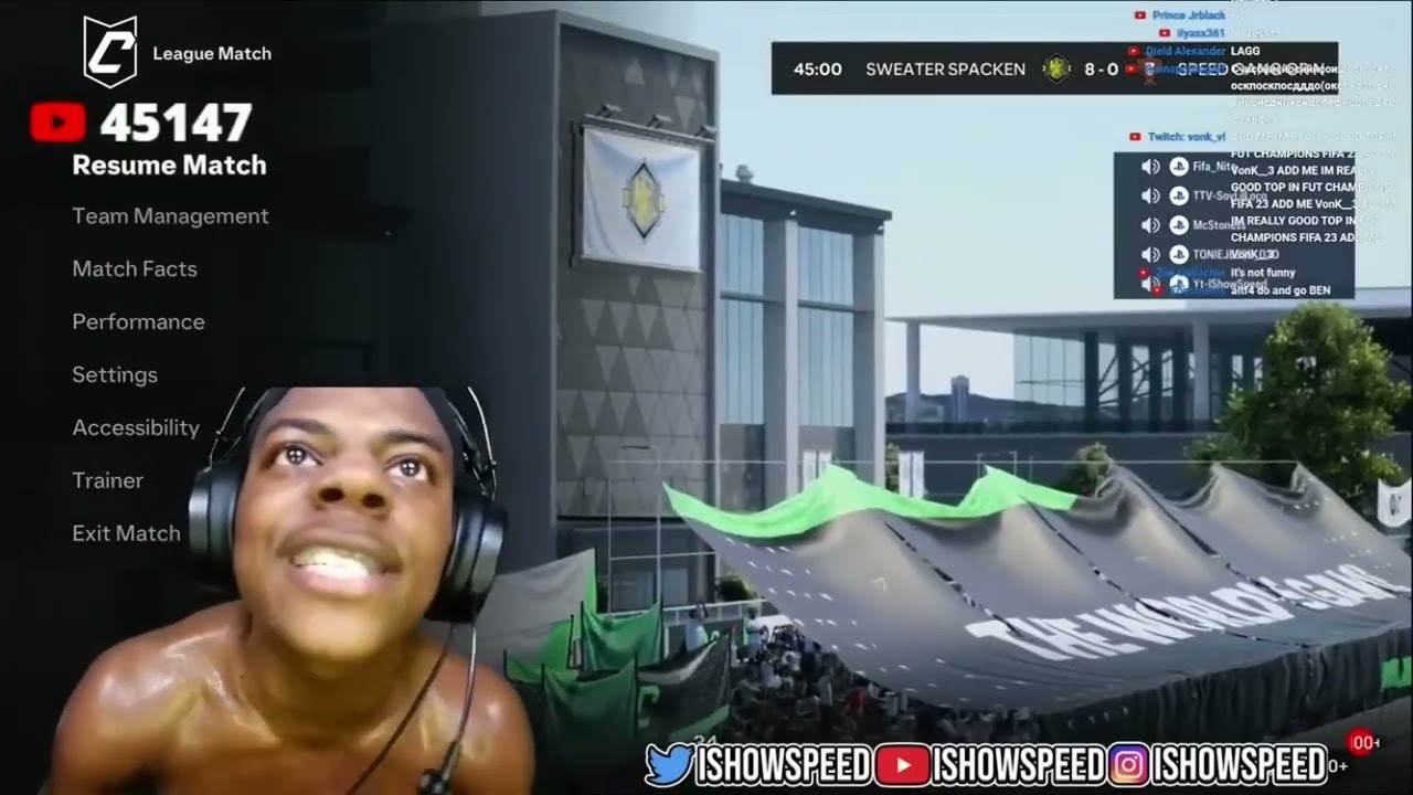 Speed Funniest FIFA Team Match *Hilarious* (loses 14-1 😂)