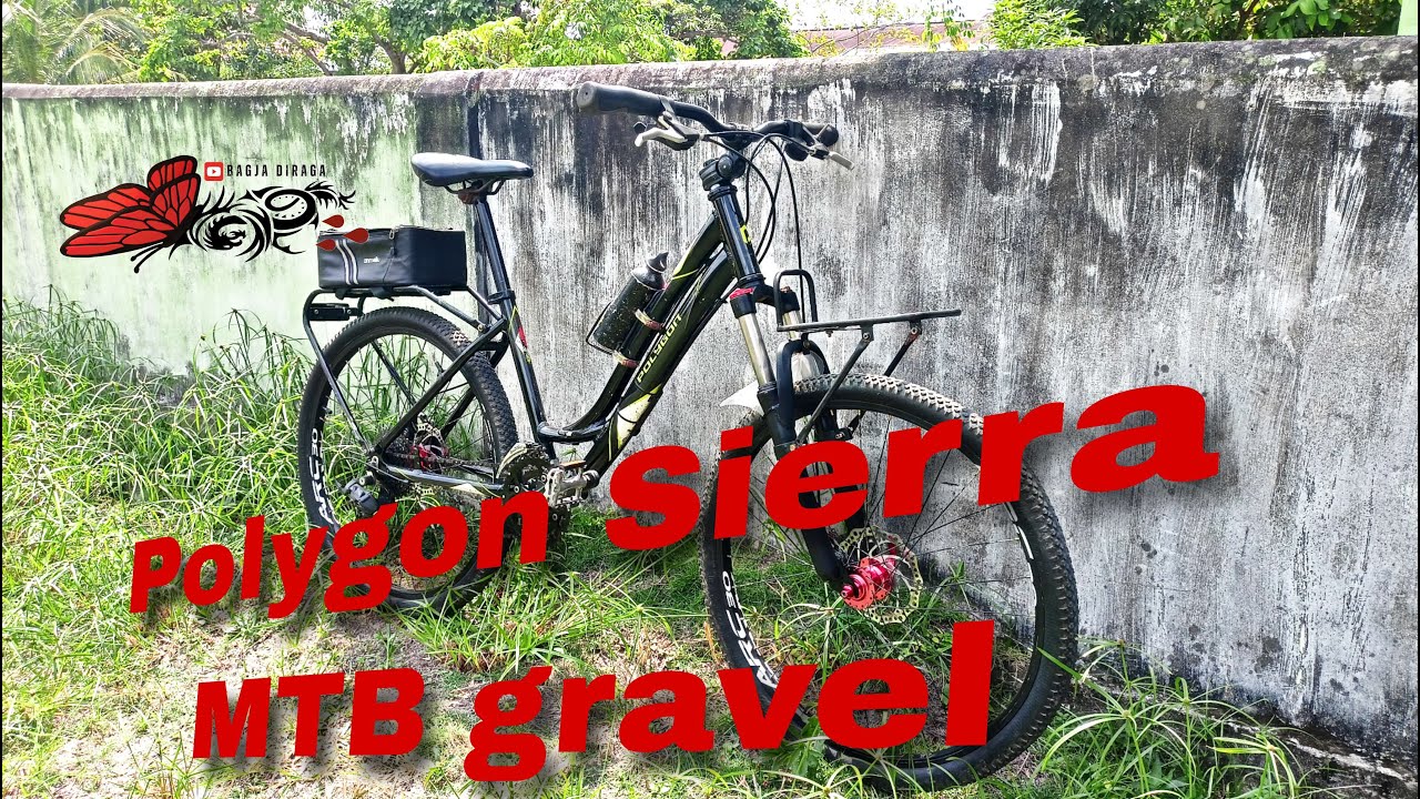 Modifikasi Polygon Sierra jadi MTB gravel