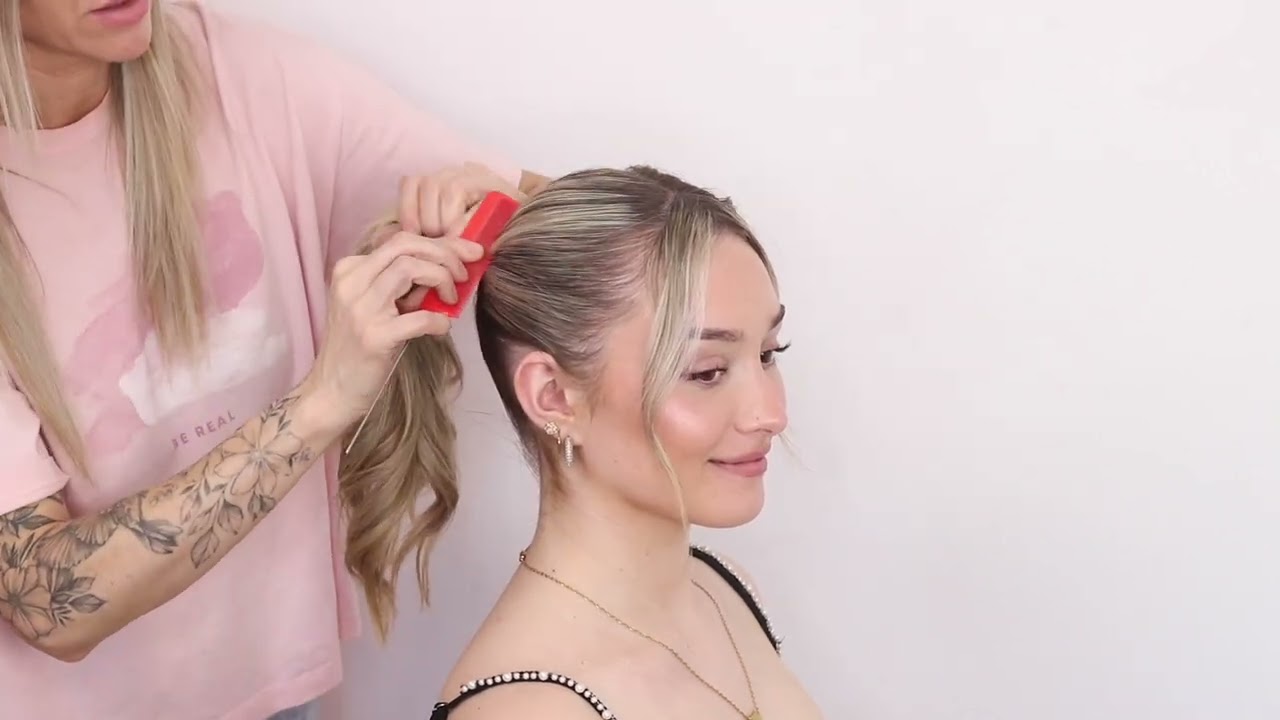 3 Minute Slick Back Bun