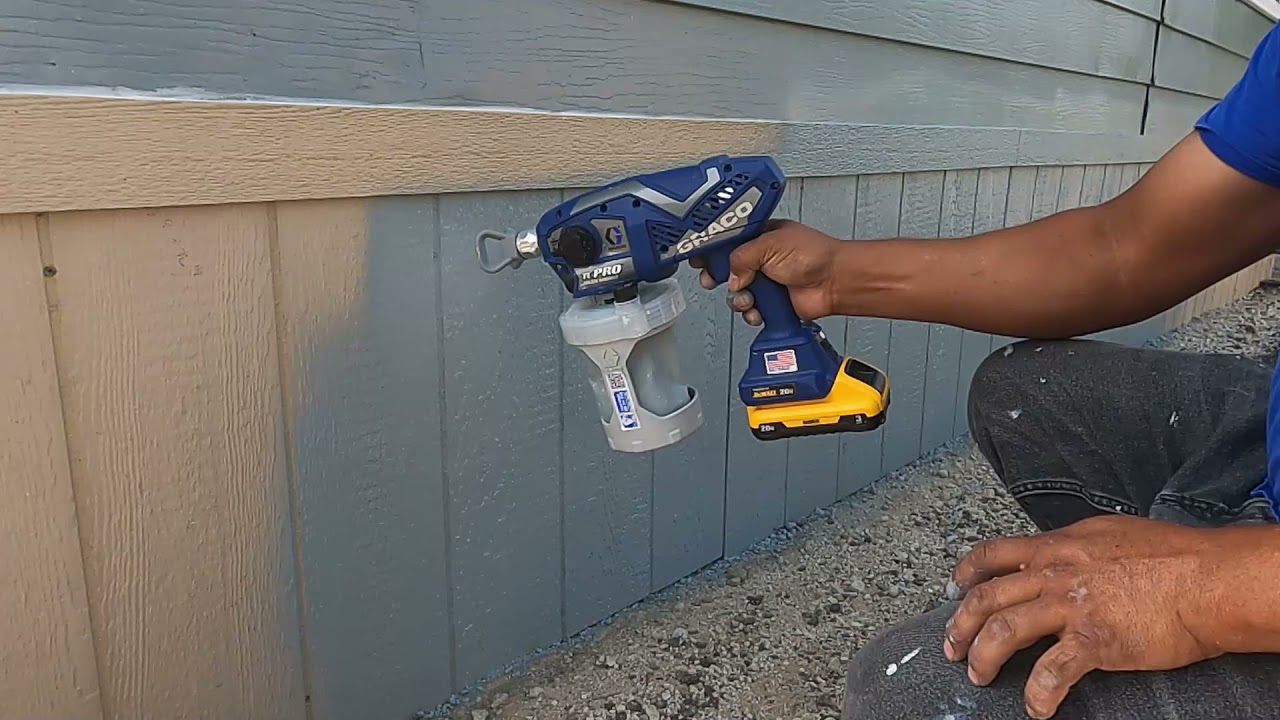 C&oacute;mo funciona la  esprayadora graco de bater&iacute;a