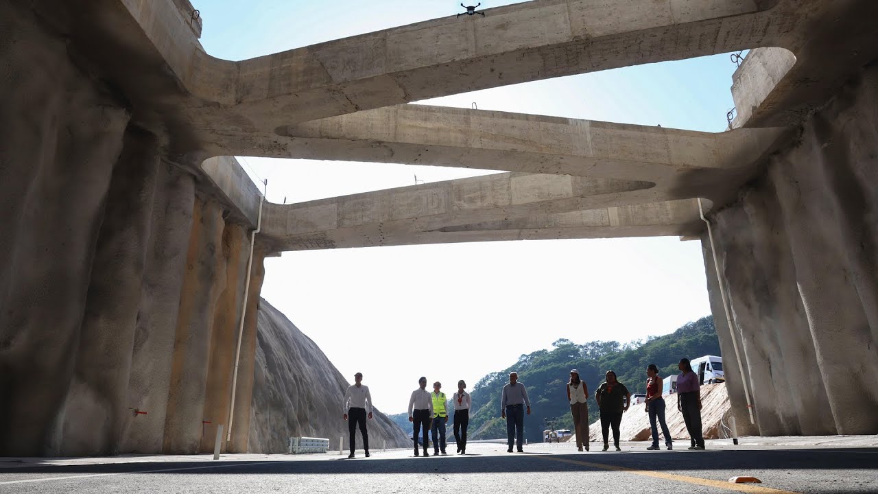 Inauguración de la carretera Tepic-Compostela. Xalisco, Nayarit