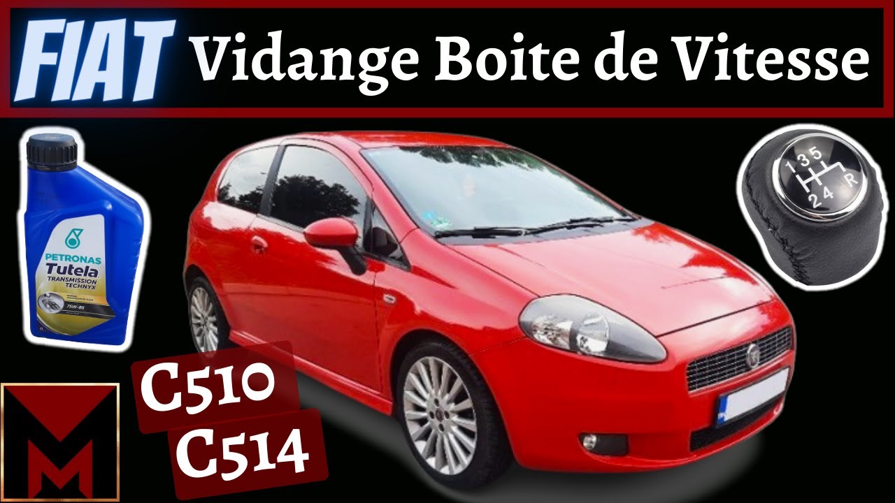 Vidange Huile Boite de Vitesse - FIAT Grande Punto - C510 & C514 - Meca Maniaque
