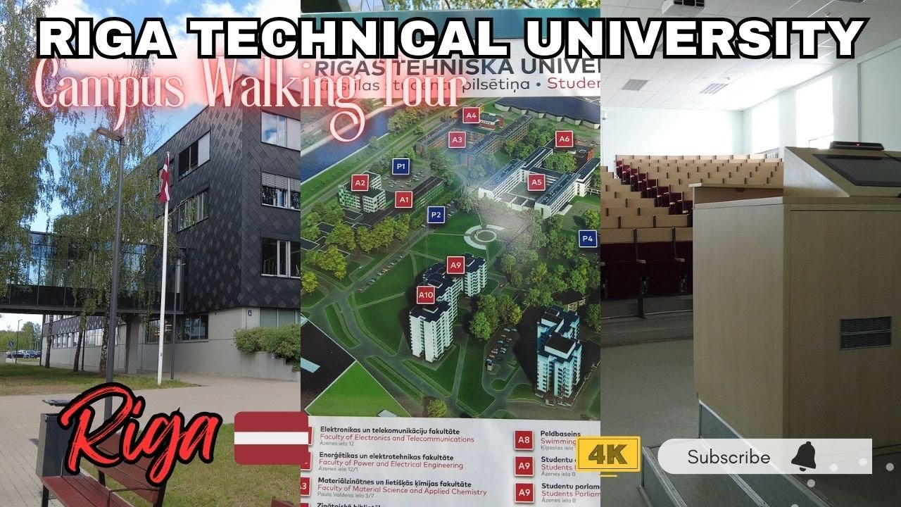Рижский Технический Университет - Пешеходная экскурсия по кампусу - Латвия