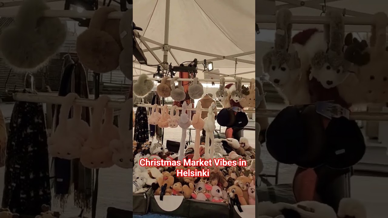 Helsinki Christmas Market Walk a Cozy Winter Vibes ❄️ 