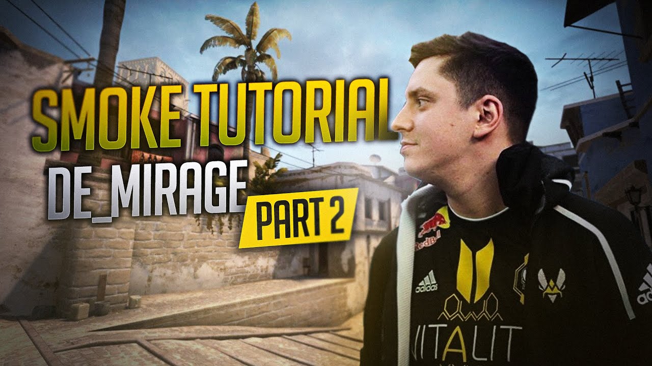 SMOKES AND NADES TUTORIAL #6 - MIRAGE: CT-SIDE (Part2) - Professor apEX - CSGO