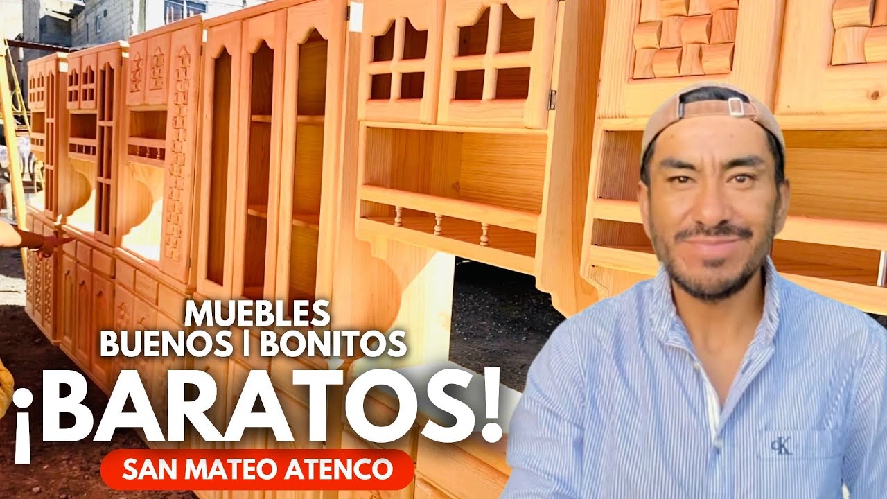 Los MUEBLES MÁS BARATOS DE MÉXICO en el Mercado de Muebles de San Mateo Atenco