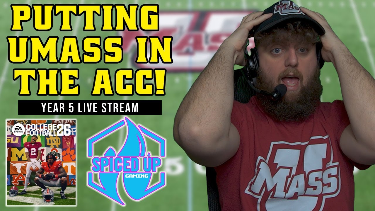UMASS TO THE ACC YEAR 5 | LIVE College Football 26 Dynasty #CFB26 #CollegeFootball26 #Gaming